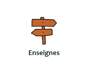 enseigne enseigne
